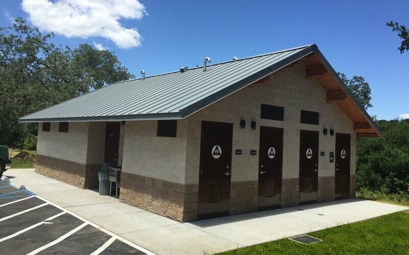 Multiuser Shower Restroom Building for Lake Campground