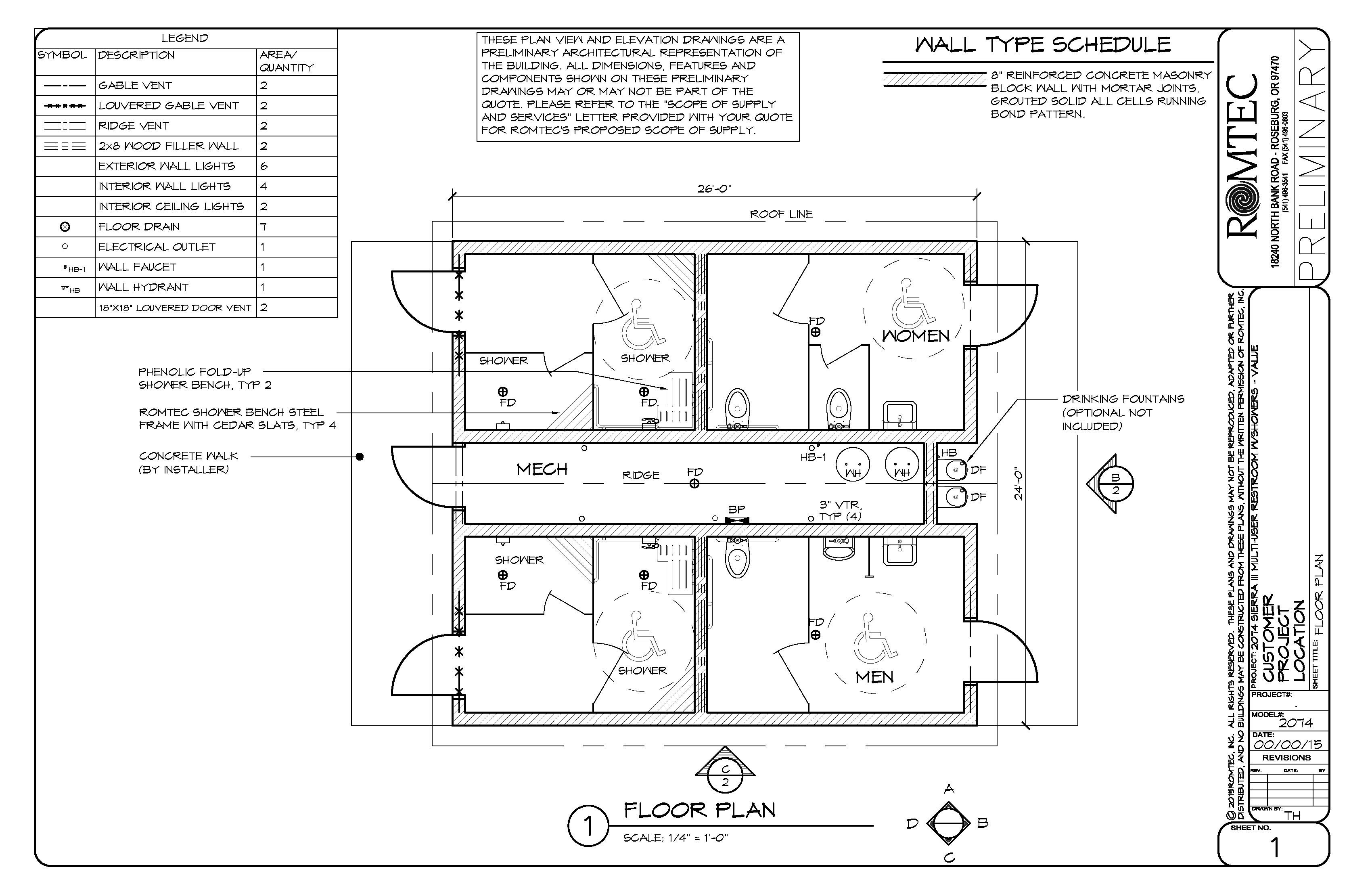 model-2074-medium-showers-restroom-accessible-multi-user Medium Shower Building with Accessible Shower Rooms and Toilets