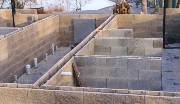 Concrete Masonry Unit Blocks on Building