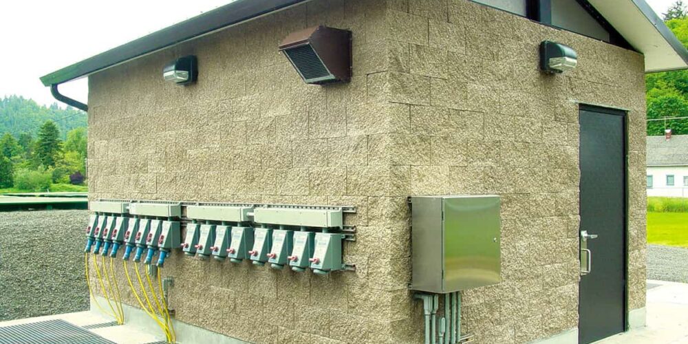 Concrete Equipment and Control Building