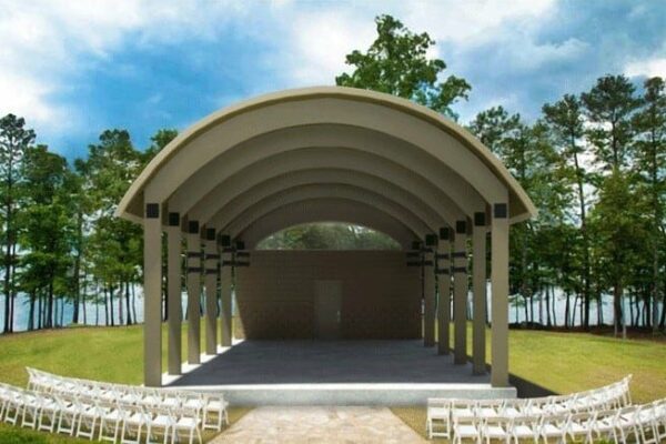 Glamorous Amphitheater with Arched Roof