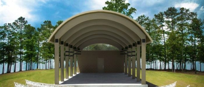 Glamorous Amphitheater with Arched Roof