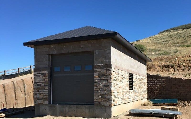 Attractive Booster Pump Station Control Building