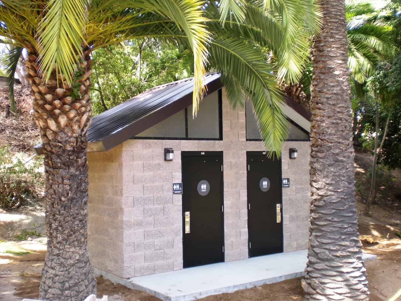 Economical Double Restroom