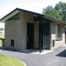 Medium Concession Building with Restroom and Steel Privacy Partitions