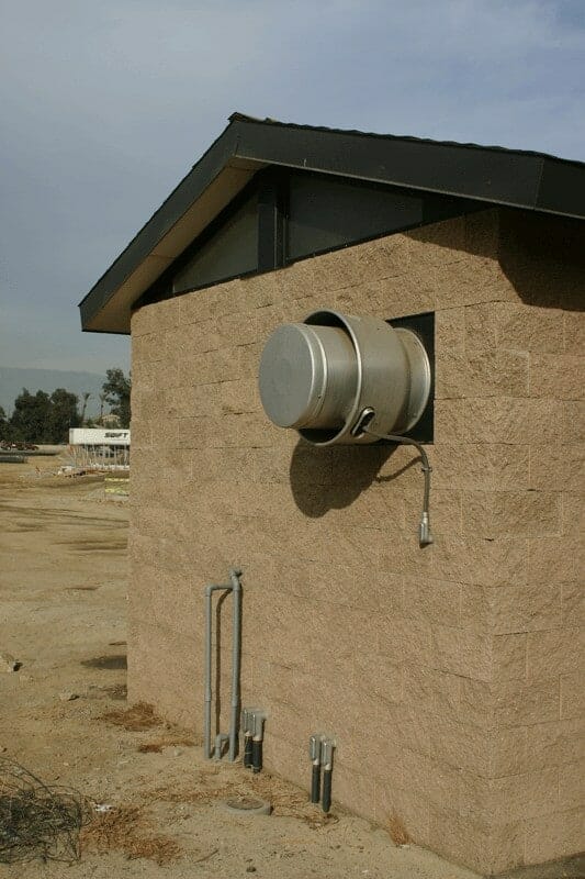 Exterior HVAC Inlet