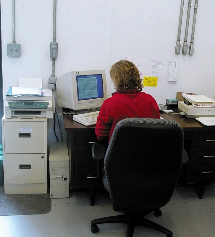 Custom Office Space in Utility Building