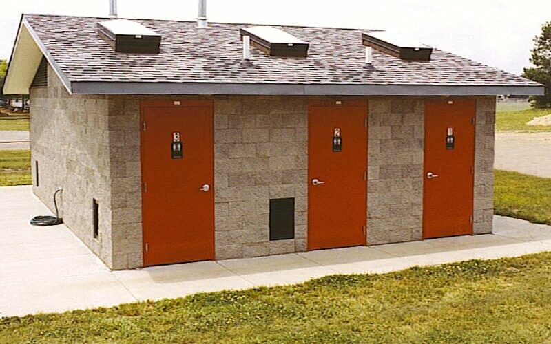 Custom Six Unit Restroom and Shower Facility