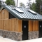 Small Multi User Shower Restroom Facility with Cedar Exterior