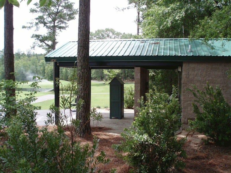 Golf Course Concrete Double User Restroom
