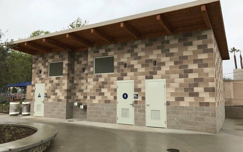 Custom Single Pitch Restroom