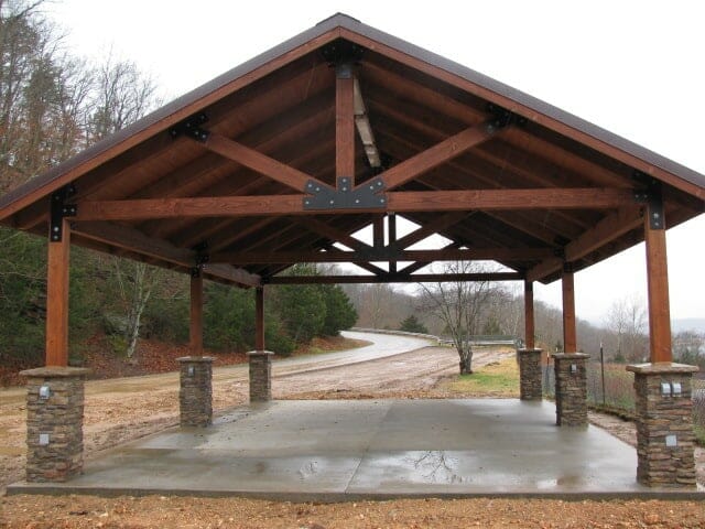 Beaver Dam - Custom Public Restroom and Pavilion - Romtec Inc.