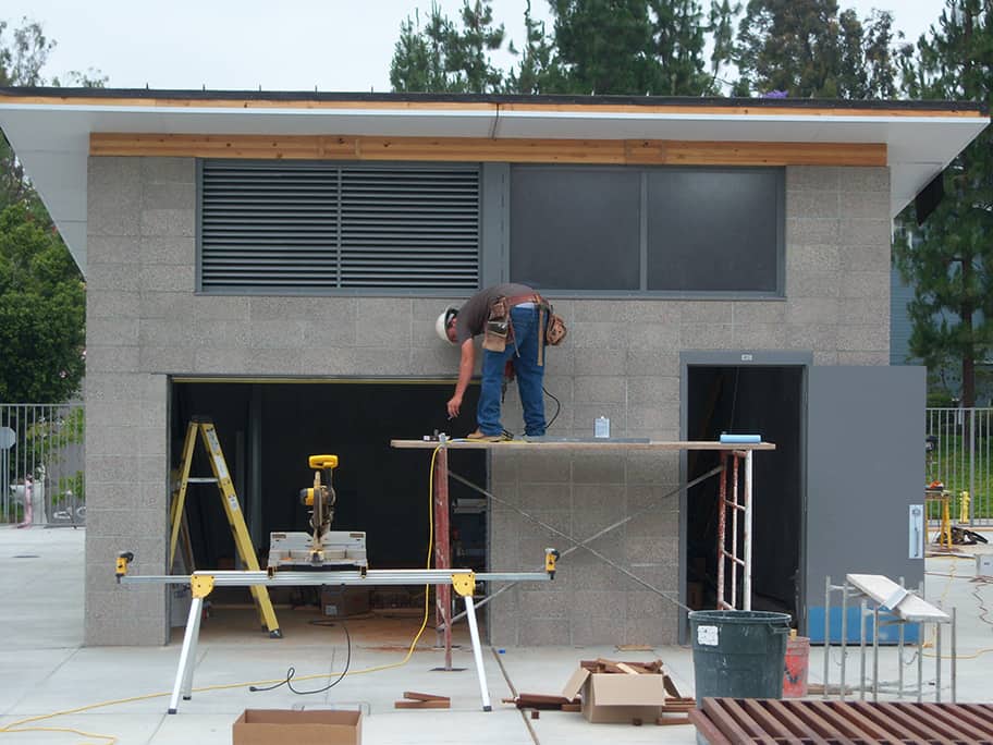 Construction Ensuing on Large Building