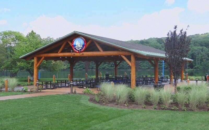 Nautical Theme Pavilion on Resevoir
