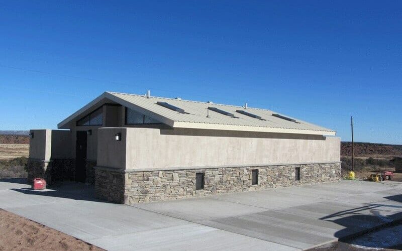 Rest Area Restroom with Dedicated Private Rooms