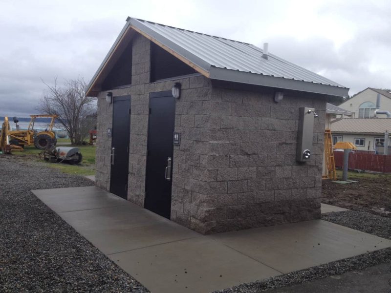 Compact Restroom and Utility Building