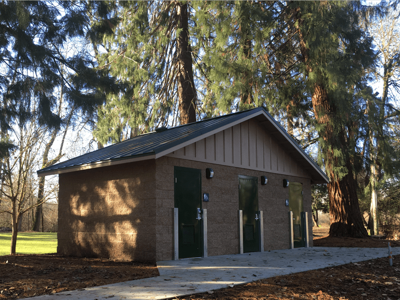 Restroom Building in Flood Plain with FEMA Rated Protections