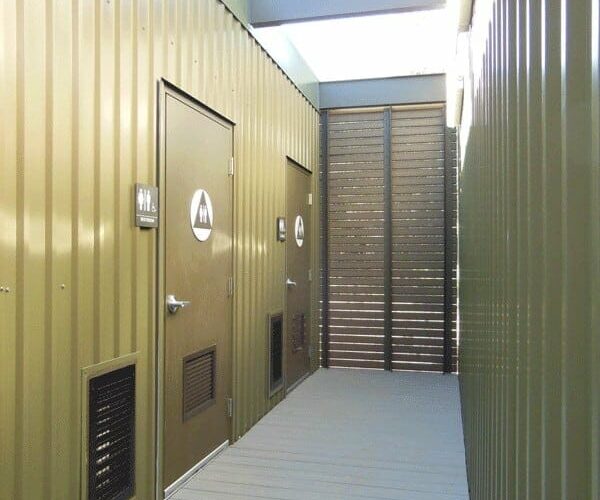 Waterless Restroom Entrances
