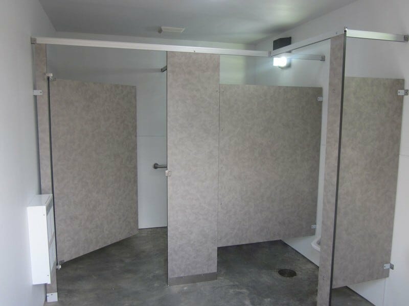 Sealed Concrete Floor in Restroom Shower