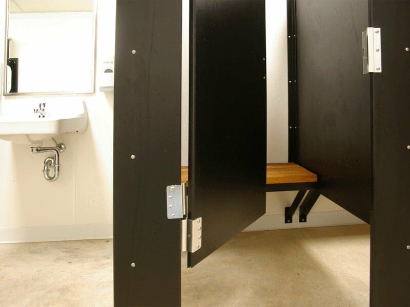 A Separate Changing Stall in a Shower Building