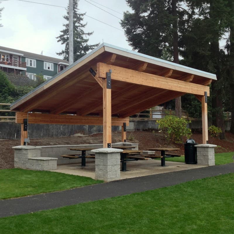 Single Pitch Park Pavilion