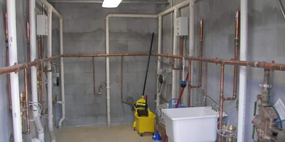 Maintenance Room with Utility Sink
