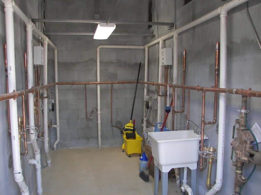Maintenance Room with Utility Sink