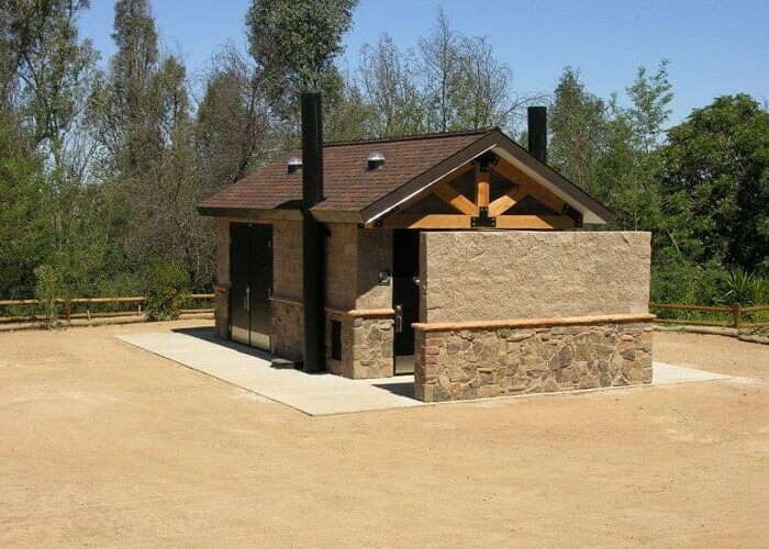 Compact Waterless Restroom with Storage Room