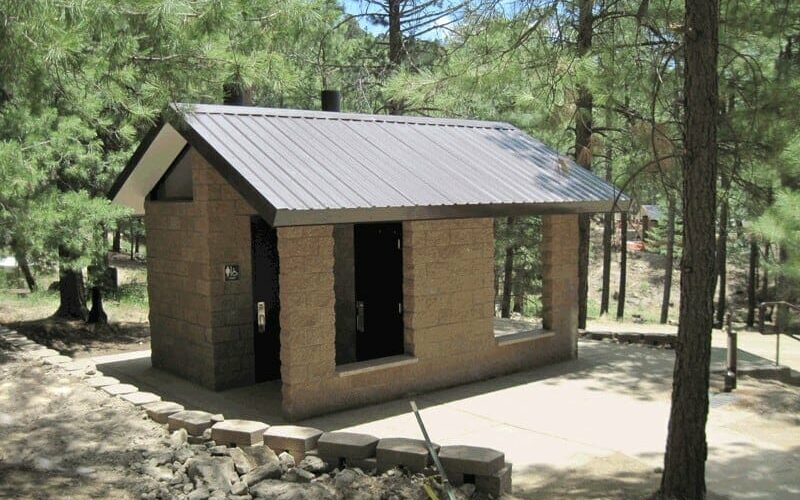 Compact Three Room Waterless Restroom