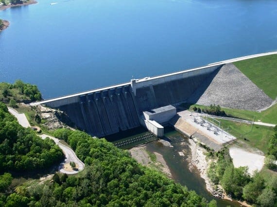 Beaver Dam in Northwest Arkansas