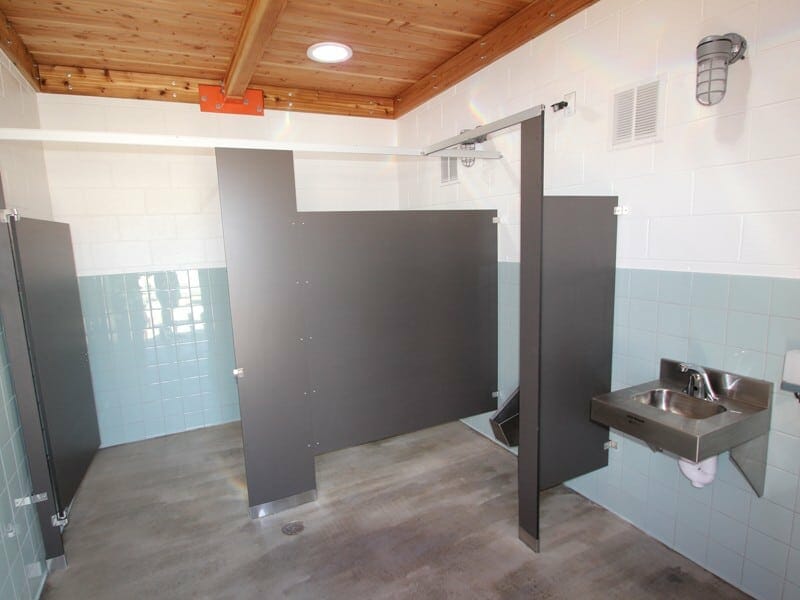 Tile Interior with Lumber Ceiling and Natural Light