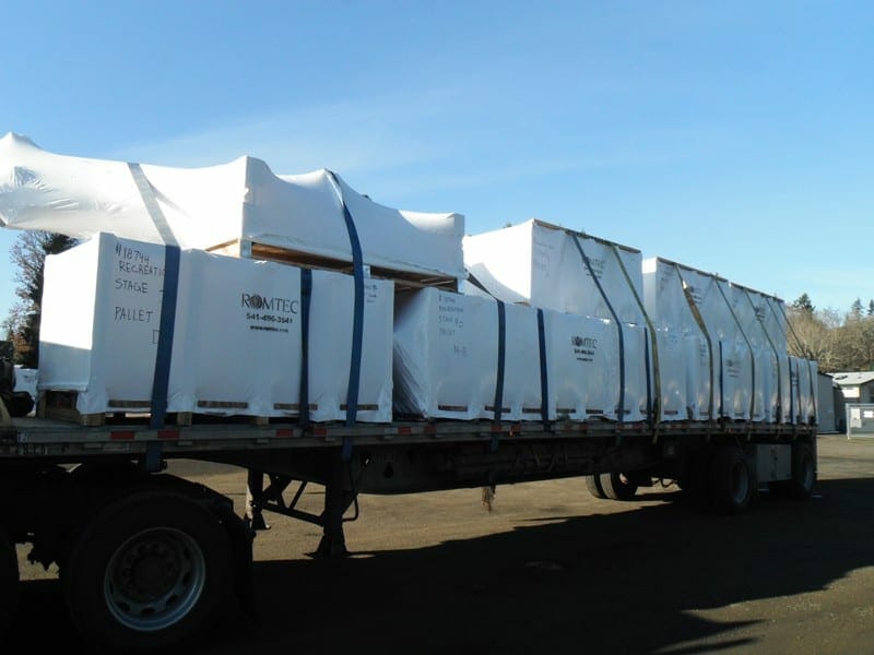 Romtec Building Supply Shipment for Site-Built Structure