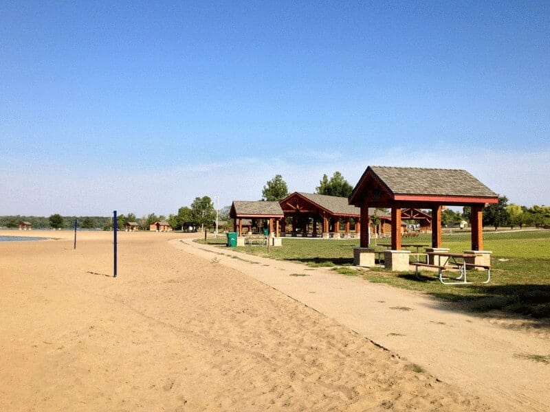 Matching Timber Post Restrooms and Shelters