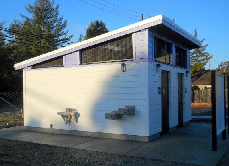 Single Slope Museum Restroom
