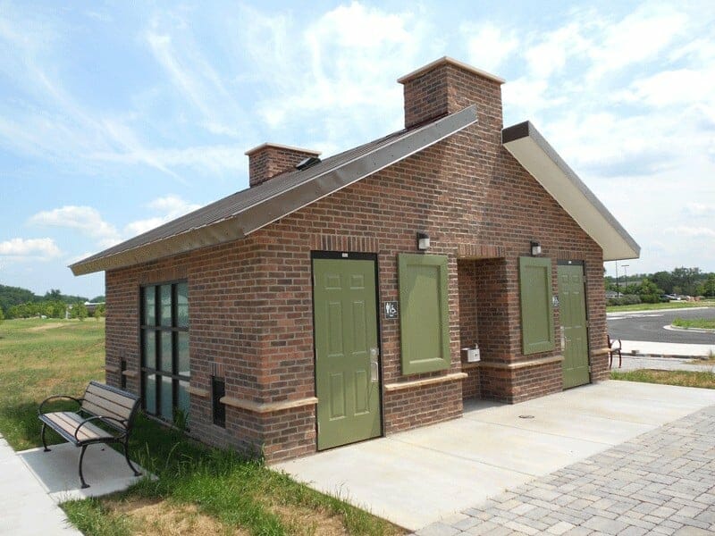 Chimney Gable on Park Restroom Building