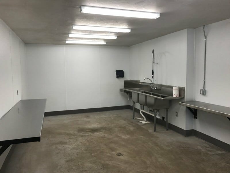 Large Concession Area inside Restroom Facility
