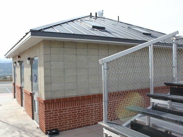 Hip Style Roof on Concession Restroom
