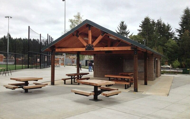 Large Concession with Roof Extension