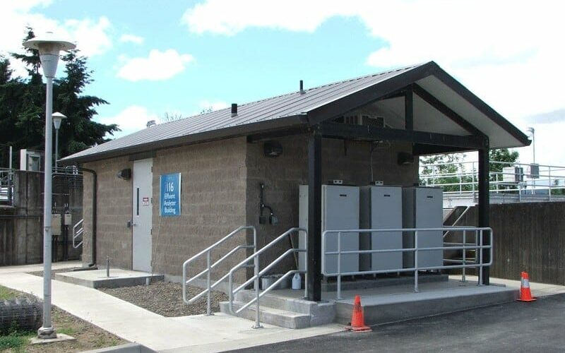 Utility Shed w/ Exterior Equipment Shelter