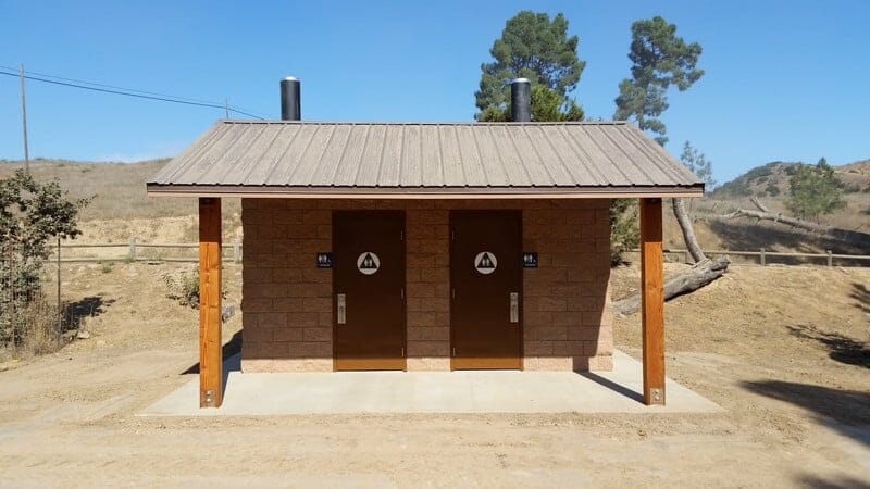 Roof Extension on South California Vault Restroom