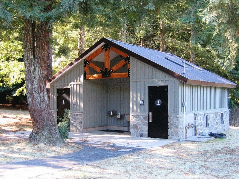 Large Outdoor Restroom and Utility Building