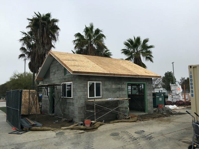 Restroom Concession Building with Structural Insulated Panel Roof