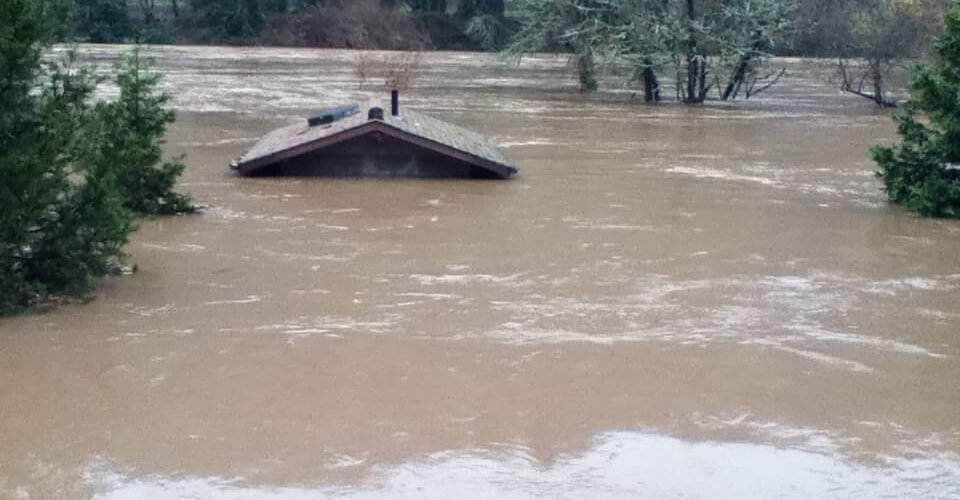 Site-Built Restroom Withstanding Flood