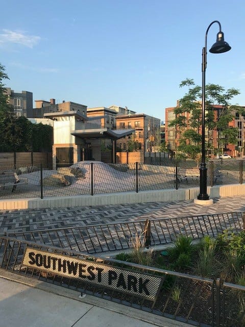 Stormwater Resilient Park in Hoboken New Jersey