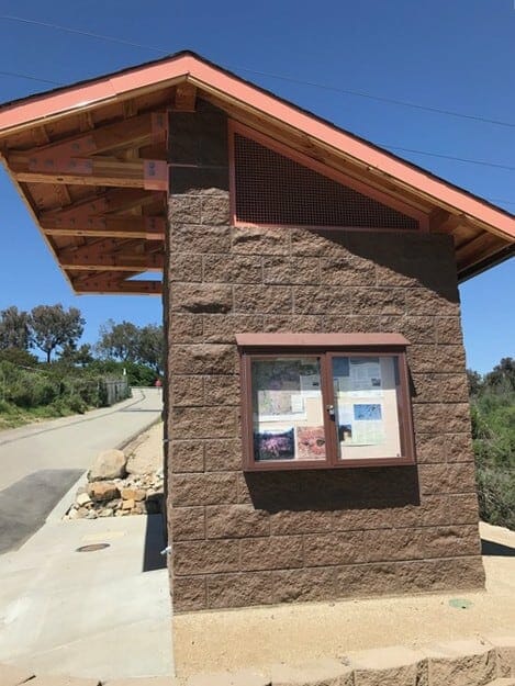 Concrete Block Exterior on Restroom