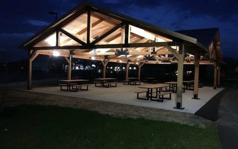Picnic Shelter at Public Park