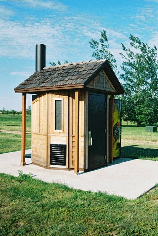 Affordable Single Stall Waterless Restroom