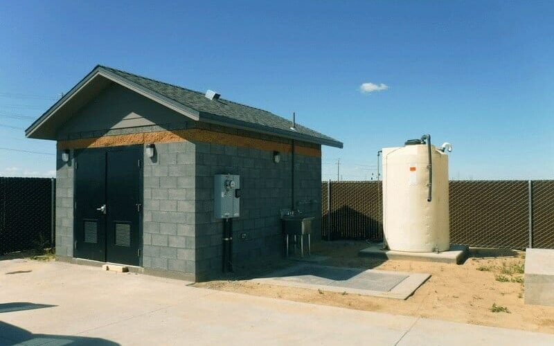 Themed Control Building on Lift Station