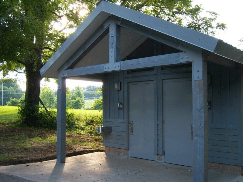 Primm Park Restroom with Covered Entryway
