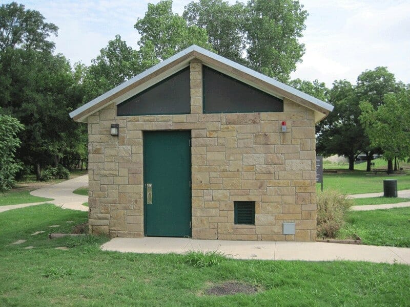 Storage Room on Back of Restroom